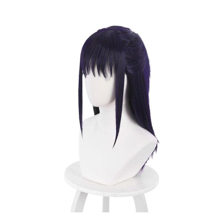 anime jujutsu kaisen iori utahime dark purple cosplay wigs