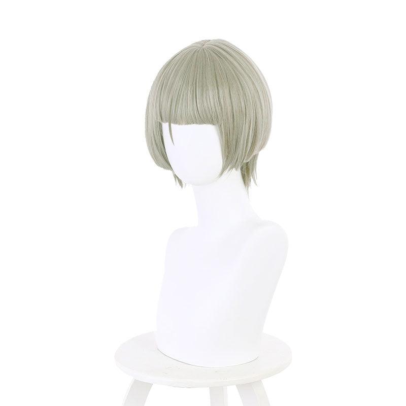 game genshin impact sayu cosplay linen cyan wigs