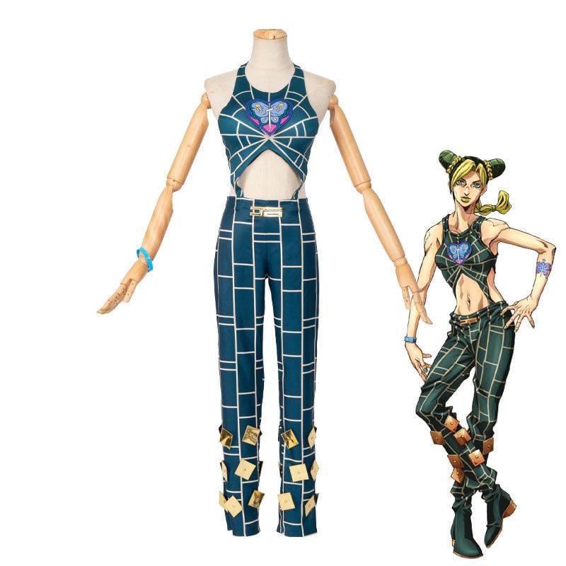 anime jojos bizarre adventure stone ocean jolyne cujoh cosplay costumes