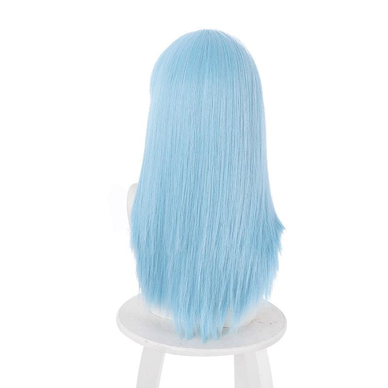 anime jujutsu kaisen kasumi miwa long blue cosplay wigs