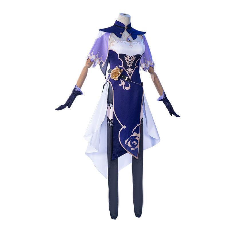 game genshin impact lisa minci fullset cosplay costumes