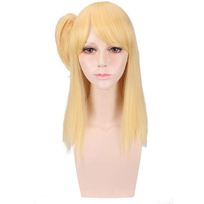 anime fairy taillucy heartfilia golden cosplay wigs