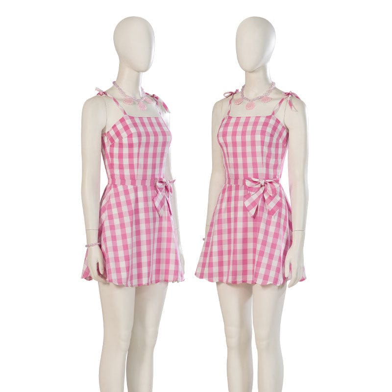 barbie movie 2023 barbie pink dress cosplay costumes