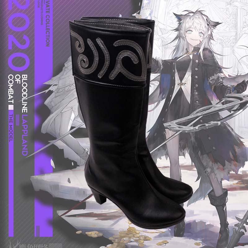 arknights lappland refined horrormare game cosplay boots shoes