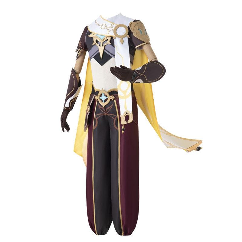 game genshin impact traveler male fullset cosplay costumes