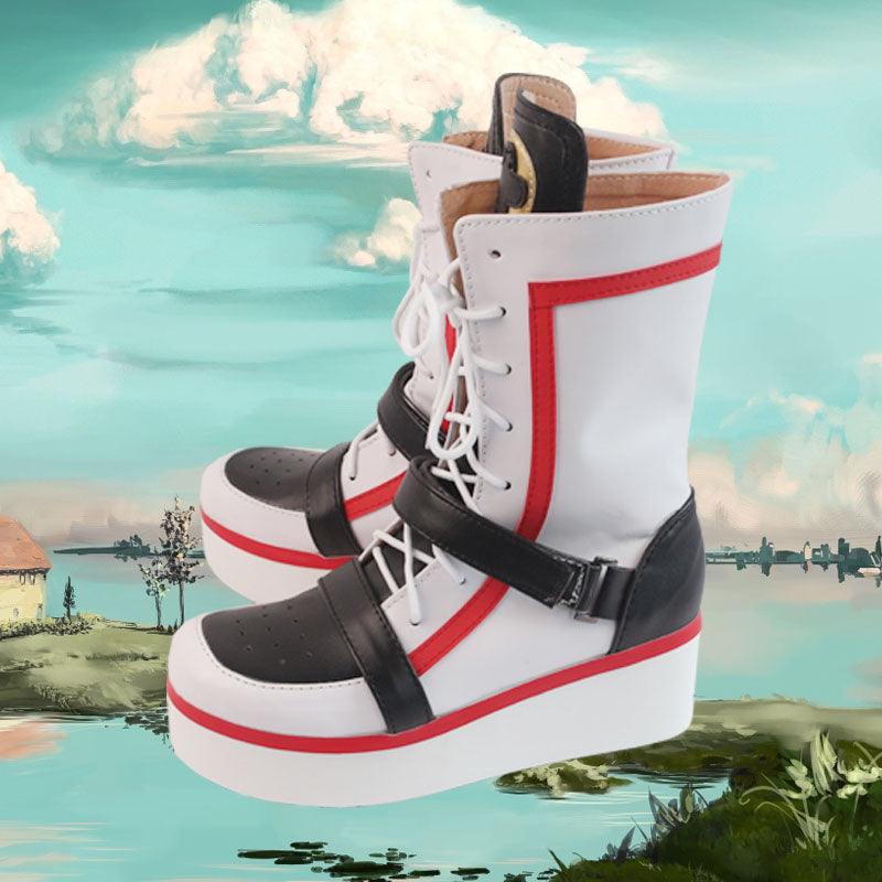 game twisted wonderland deuce spade trey clover cosplay boots shoes