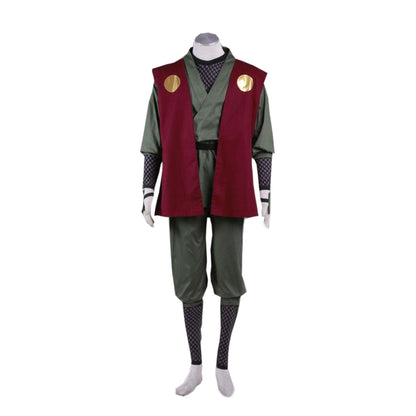 anime naruto jiraiya ninja set cosplay costume