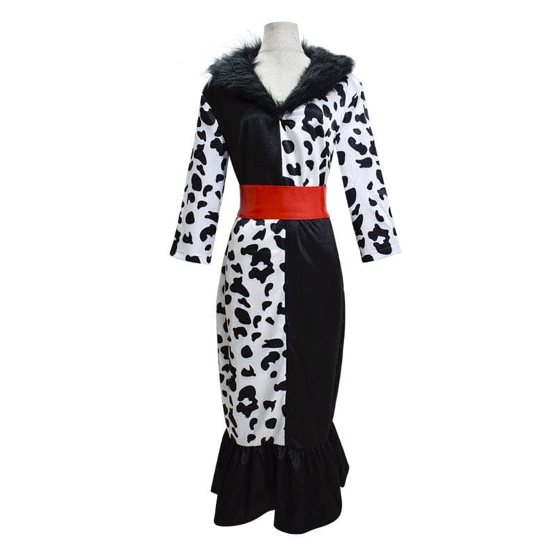 movie cruella de vil cruella halloween cosplay costumes