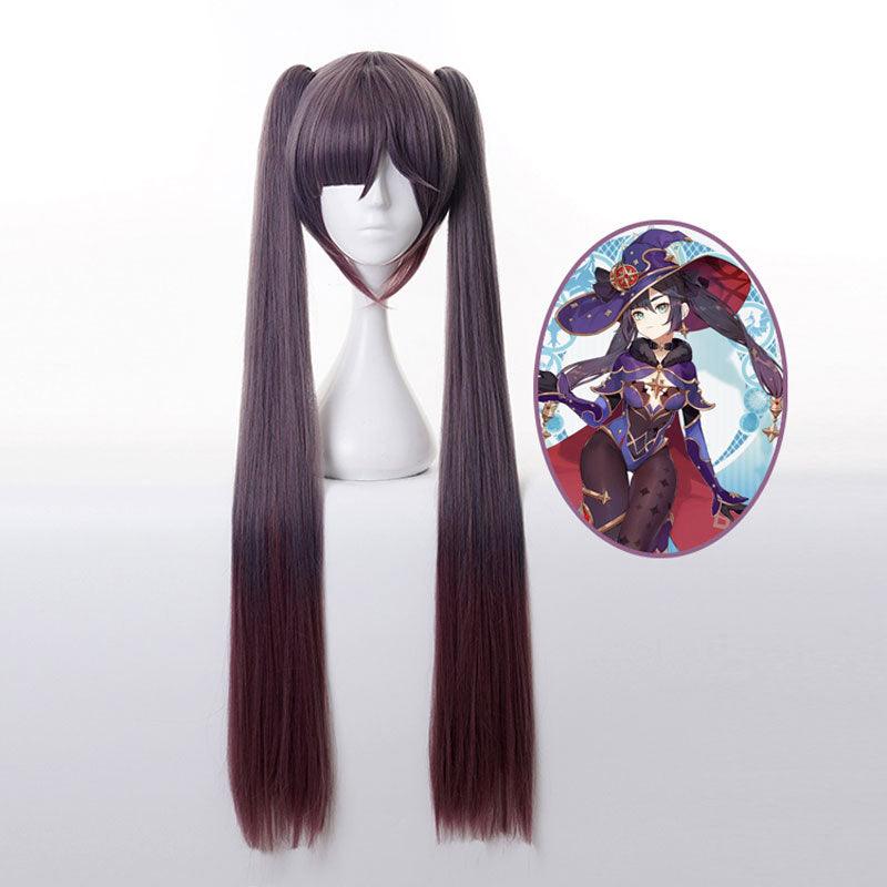 game genshin impact mona megistus cosplay wigs