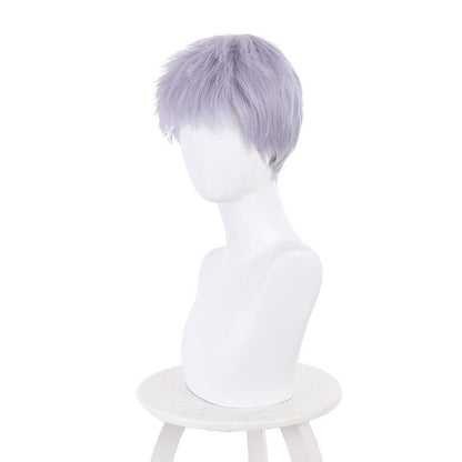 anime tokyo revengers takashi mitsuya blue purple cosplay wigs