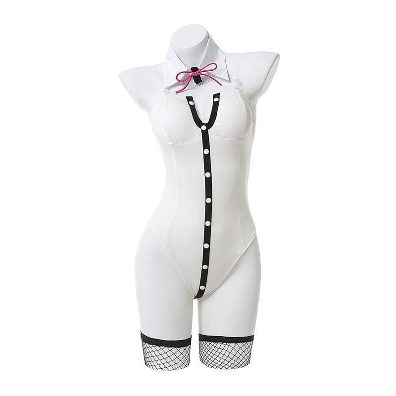 anime danganronpa 2 goodbye despair chiaki nanami bunnysuit cosplay costumes