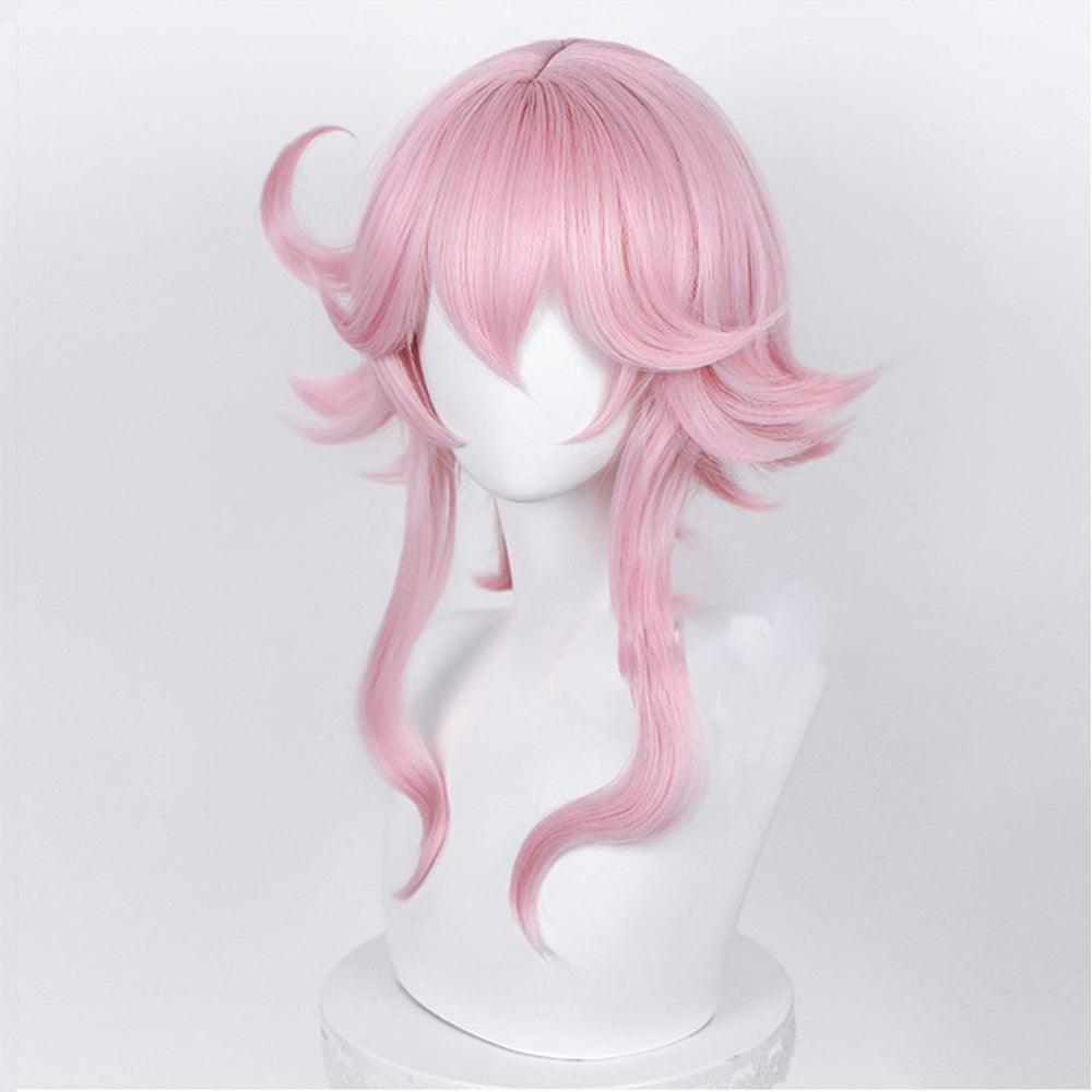 anime genshin impact dori pink medium cosplay wig mm02