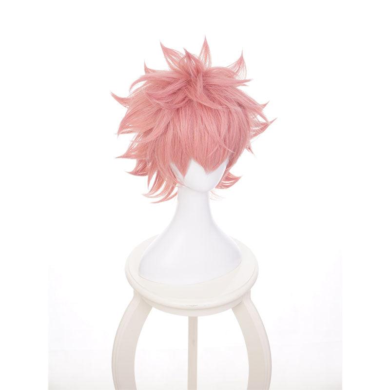 anime my hero academia mina ashido cosplay wigs short pink wig