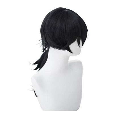 fgo fate grand order ryouma sakamoto 50cm black halloween cosplay wigs