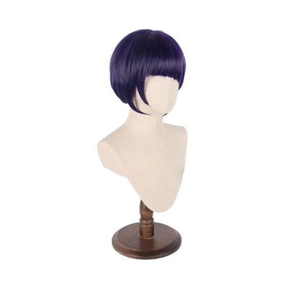 anime my hero academia kyouka jirou short purple cosplay wigs