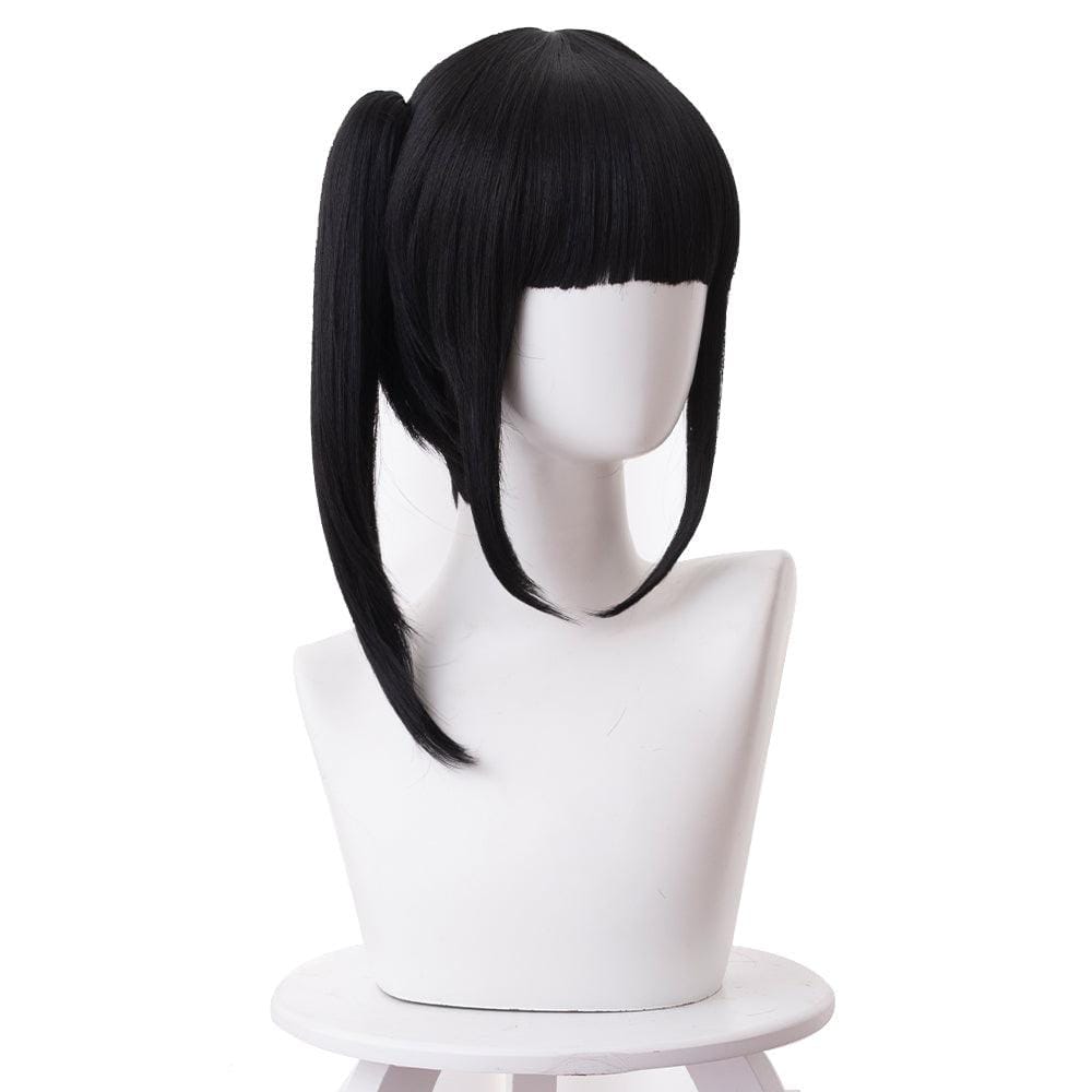 anime demon slayer tsuyuri kanao black short cosplay wig 487j