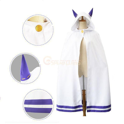 anime re zero starting life in another world emilia cloak cosplay costume