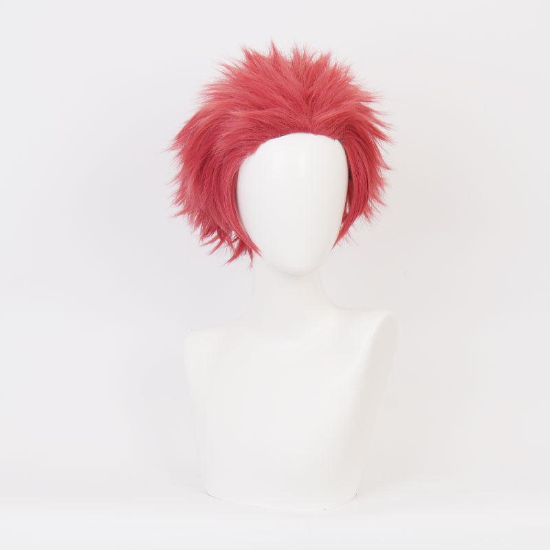 anime demon slayer kimetsu no yaiba akaza upper rank three pink halloween cosplay wigs