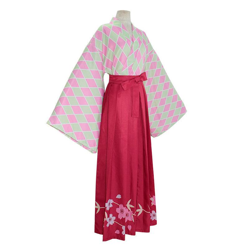 anime demon slayer kimetsu no yaiba kanroji mitsuri kimono halloween cosplay costumes