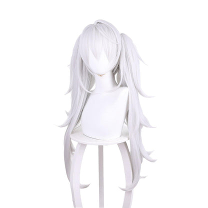 anime cosplay wigs for kuzuha silvery white cosplay wig of nijisanji 536eb