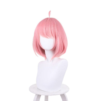 anime spy family anya forger pink cosplay wigs