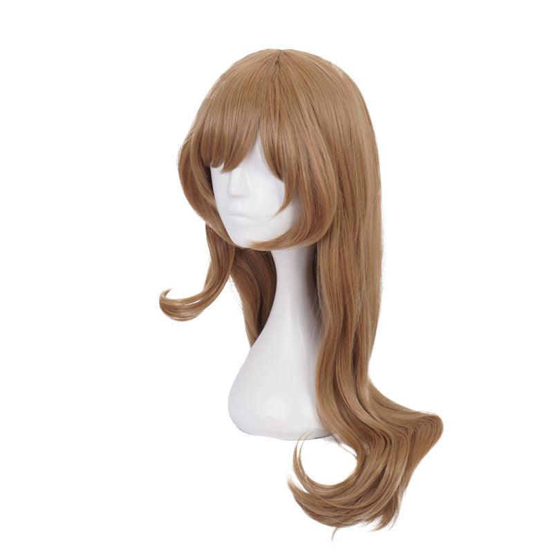 game genshin impact lisa minci brown cosplay wigs