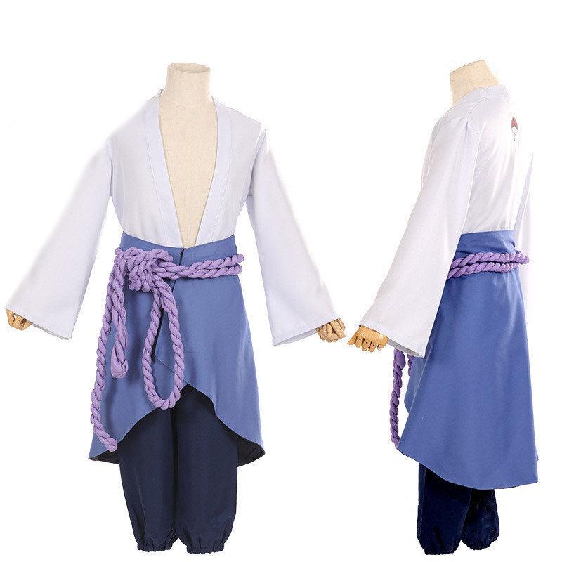 anime naruto uchiha sasuke ninja set cosplay costume