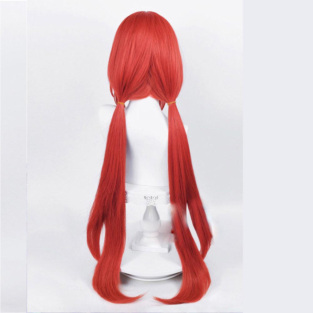 anime genshin impact nilou red long cosplay wig 539h