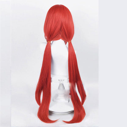 anime genshin impact nilou red long cosplay wig 539h