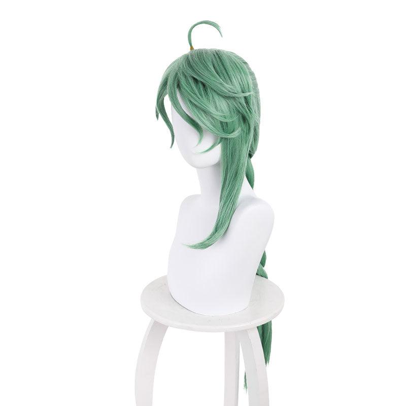 game genshin impact baizhu long green cosplay wigs