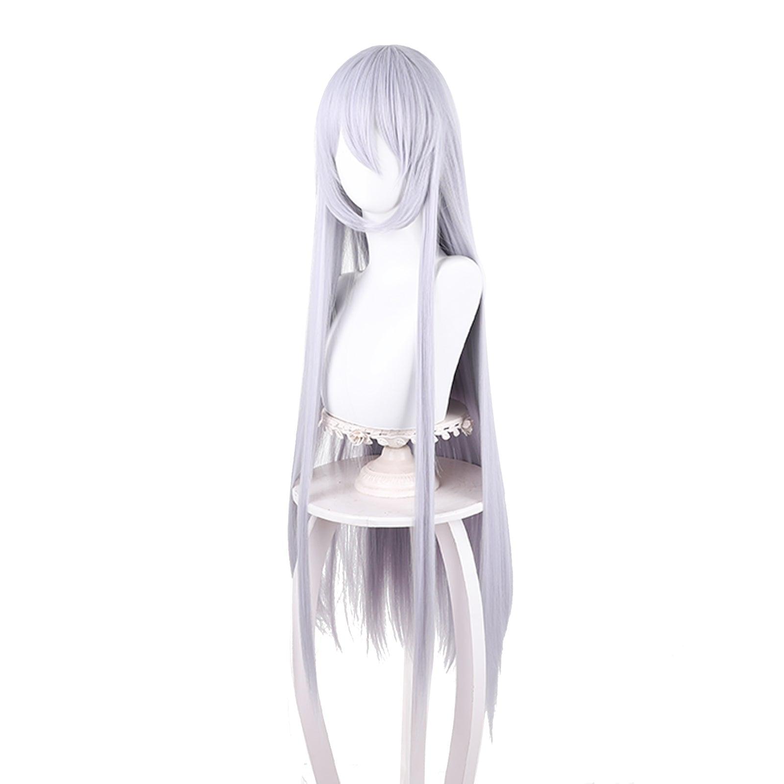 anime my dress up darling kitagawa marin grayish purple long cosplay wig 518h