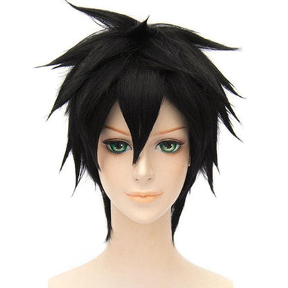 anime naruto uchiha sasuke short red cosplay wigs