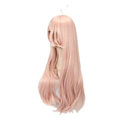 anime danganronpa v3 killing harmony iruma miu 80cm long straight pink cosplay wigs