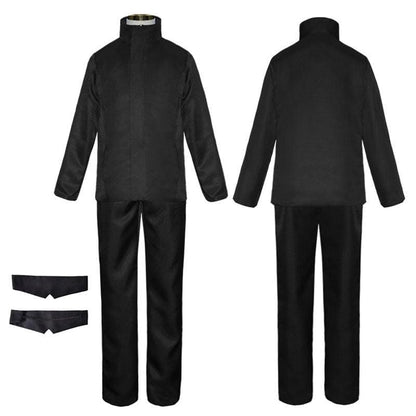 anime jujutsu kaisen satoru gojo child outfits cosplay costume with blindfold