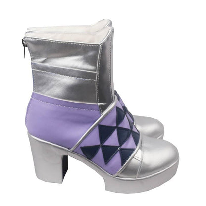 arknights saileach game cosplay purple boots shoes for cosplay