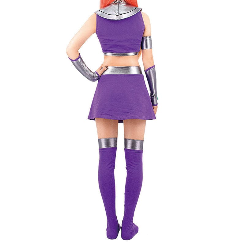 dc new teen titans go starfire cosplay costumes