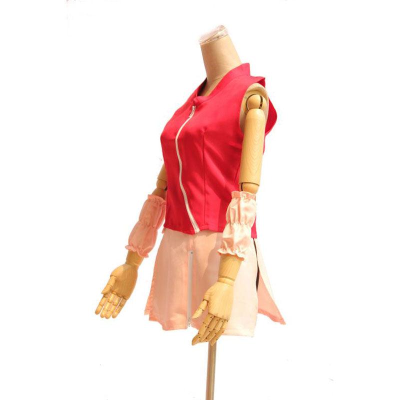 anime naruto haruno sakura ninja set cosplay costume