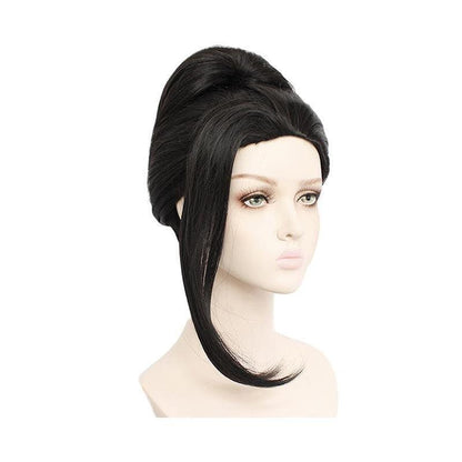 anime my hero academia momo yaoyorozu long black cosplay wigs