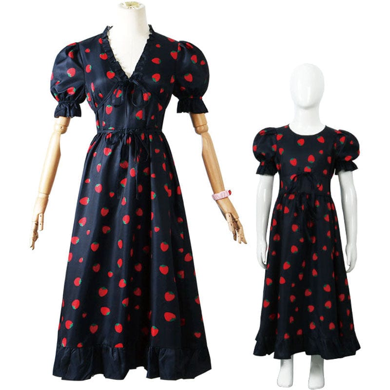 anime spy family anya forger floral dress cosplay costume