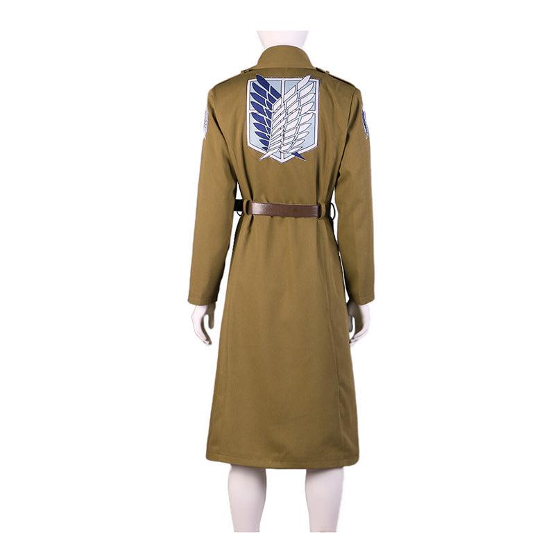 anime attack on titan levi ackerman survey corps coat cosplay costume