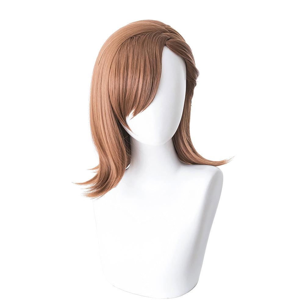 anime a certain magical index misaka mikoto brown short cosplay wig 474d