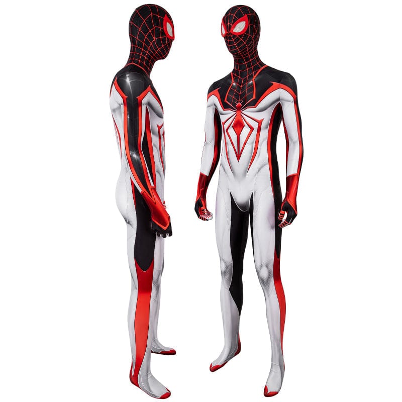 ps5 spider man miles morales t r a c k suit jumpsuit cosplay costumes