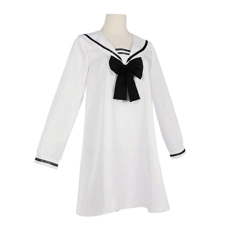 anime spy family anya forger white dress cosplay costumes