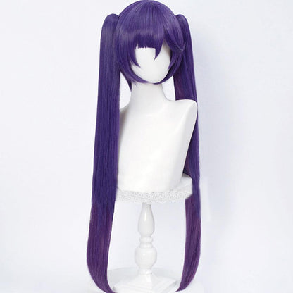 anime genshin impact astrologist mona megistus long purpe cosplay wig mm54