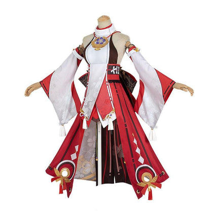 game genshin impact yae miko fullset cosplay costumes