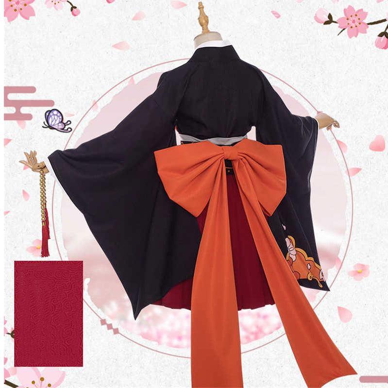 anime demon slayer kimetsu no yaiba kibutsuji muzan kochou shinobu kimono maid outfit cosplay costumes