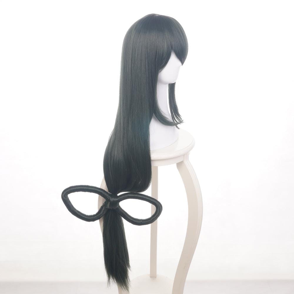 anime my hero academia asui tsuyu green long cosplay wig qx21