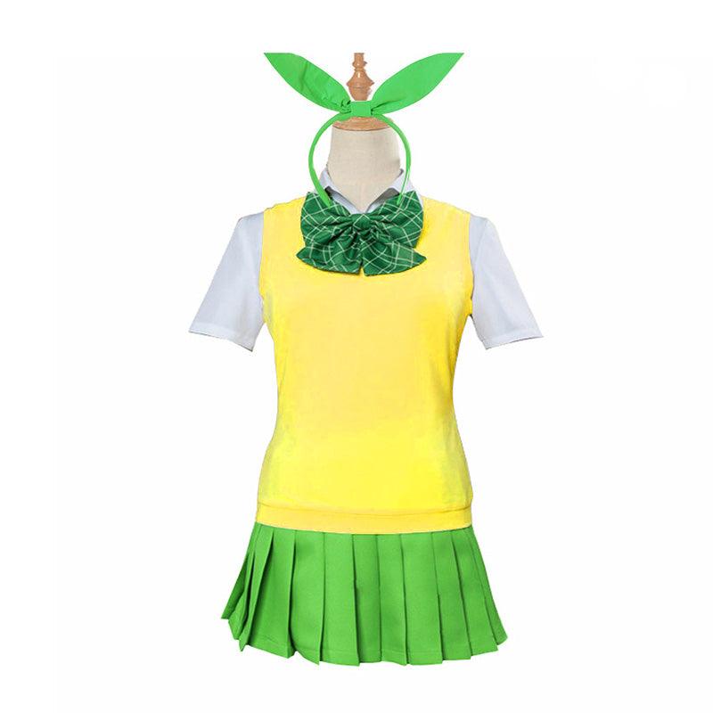 anime the quintessential quintuplets yotsuba nakano outfits cosplay costume