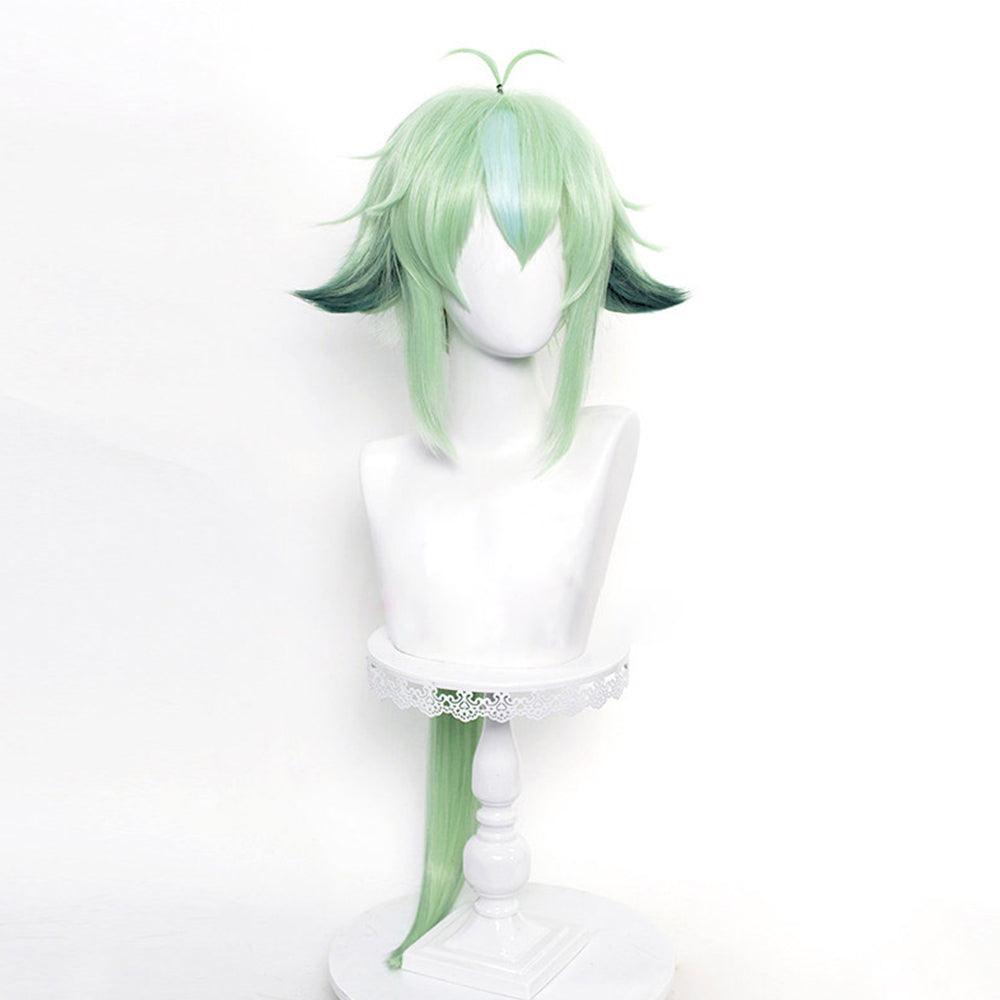 anime genshin impact sucrose green long cosplay wig mm11