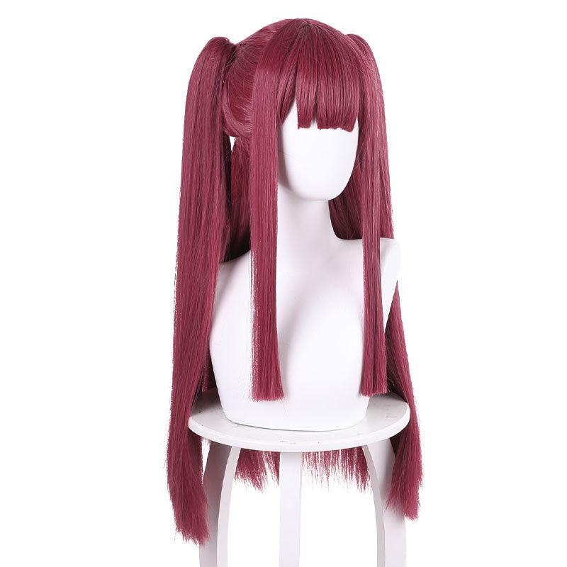 anime my dress up darling marin kitagawa little devil red wine long cosplay wigs